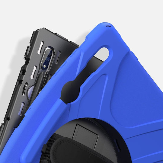 Samsung Galaxy Tab S8 Stand Schultergurt Blau