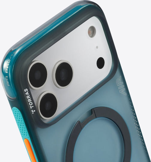Torras Ostand Q3 Air Back Cover Πλαστικό / Σιλικόνης Πράσινο (iPhone 18 Pro / 17 Pro)