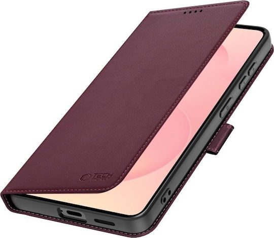 Tech-Protect Wallet Σιλικόνης / Δερματίνης Μπορντό (Galaxy A27 5g)