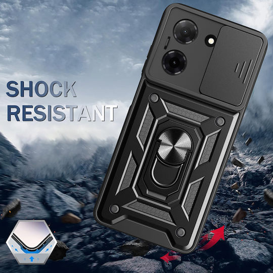 Techsuit Camshield Series Silicone Back Cover Black Xiaomi 17 Ultra