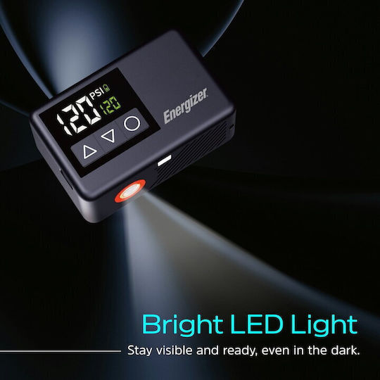 Energizer Ултракомпактна Автомобилна Тромба 120PSI Акумулаторна 12V