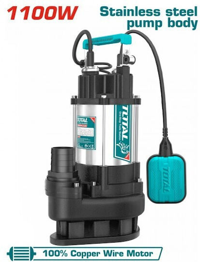 Total TWP7110016 Single-phase Pump Waste Water / Sewage 1.5hp Inox TWP7110016
