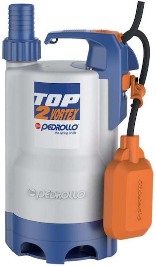 Pedrollo Μονοφασική Αντλία Ακαθάρτων / Λυμάτων 0.5hp με Φλοτέρ 48TOPV12A1
