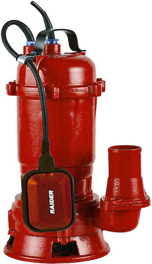 Raider Μονοφασική Αντλία Ακαθάρτων / Λυμάτων 750W με Φλοτέρ 070161