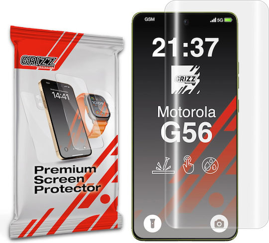 GrizzGlass Hydrogel Displayschutzfolie (Moto G56)