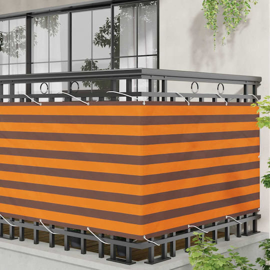 vidaXL Plasă / Pânză De Umbrire Rectangulară Portocalie 1x3m