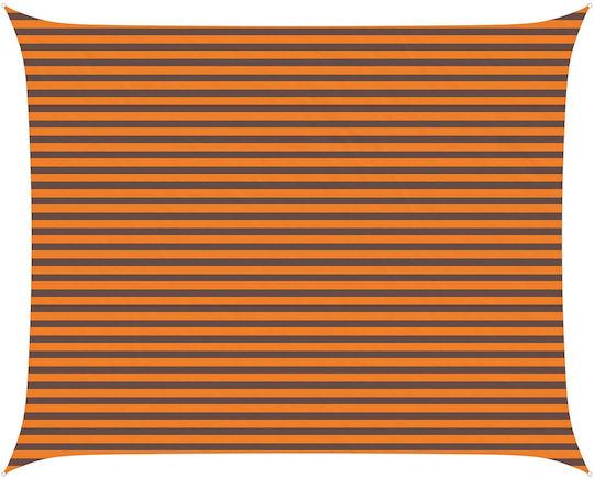 vidaXL Rechteckiges Sonnensegel Orange 4x5m