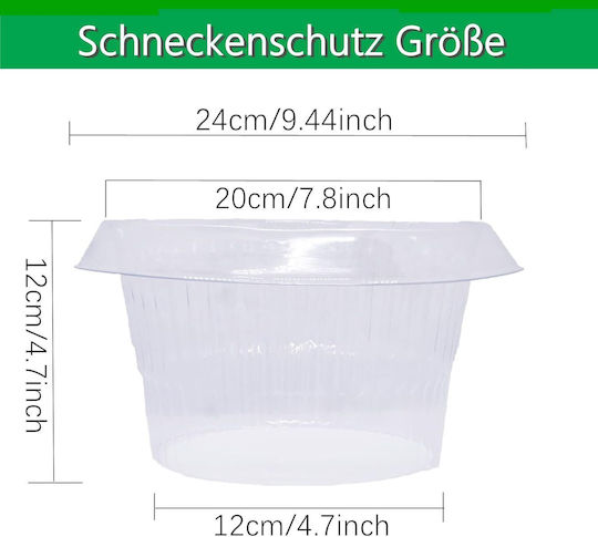 Set 25 Gulere 25 Plase Protecție Plante Împotriva Melcilor Insectelor