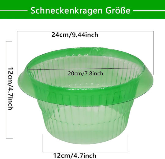 Slug Repellent Rings 12 Pcs Ø 24 Cm Plants Reusable