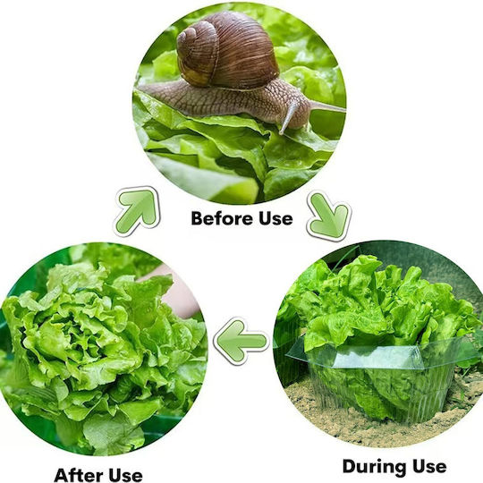 Anti-slug Collars 20 Pieces Ø 24 Cm Protecting Vegetables Plants