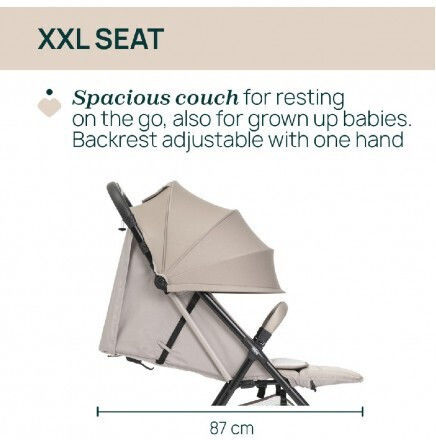 Chicco Taormina Pushchair Suitable for Newborn Sandshell 6.5kg