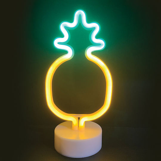 Aca Неон Декоративно Осветително Тяло LED Ананас 13x10x27.8см