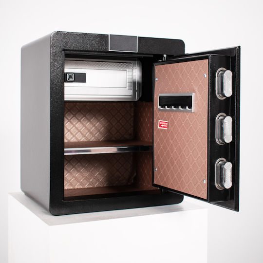 Tresor mit digitalem Schloss Abmessungen H45xB38xH32cm mit Gewicht 12.77kg SF00012