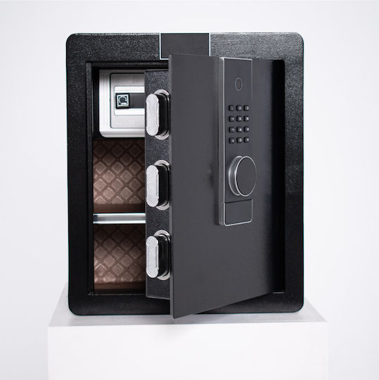 Tresor mit digitalem Schloss Abmessungen H45xB38xH32cm mit Gewicht 12.77kg SF00012