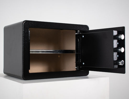 Seif cu Blocare Digitală și Amprentă Digitală, cu Dimensiunile L25xW35xH25cm SF00002