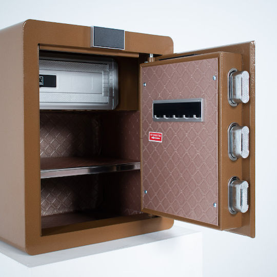 Tresor mit digitalem Schloss Abmessungen H45xB38xH32cm mit Gewicht 11.75kg SF00014