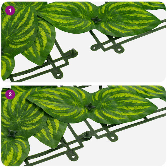 Vidaxl Folding Balcony Screen Leaves Green Yellow