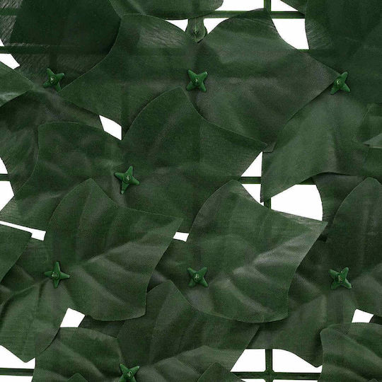 Vidaxl Folding Balcony Screen Leaves Dark Green