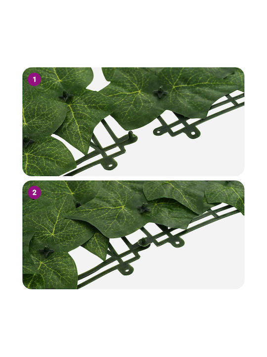 Vidaxl Folding Balcony Screen Leaves Green 400 x 100 Cm