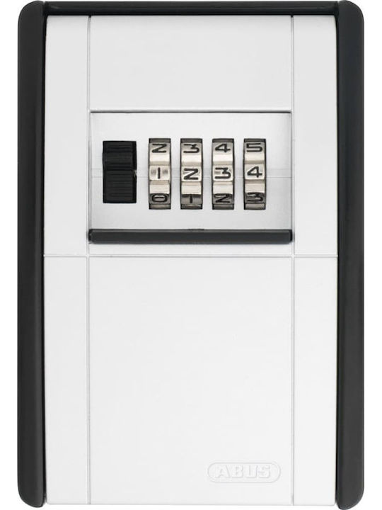 Abus KeyGarage 787 Big Wall-mounted Combination Key Holder Metallic with Combination Dial 50 Hooks 8.4x12x12cm