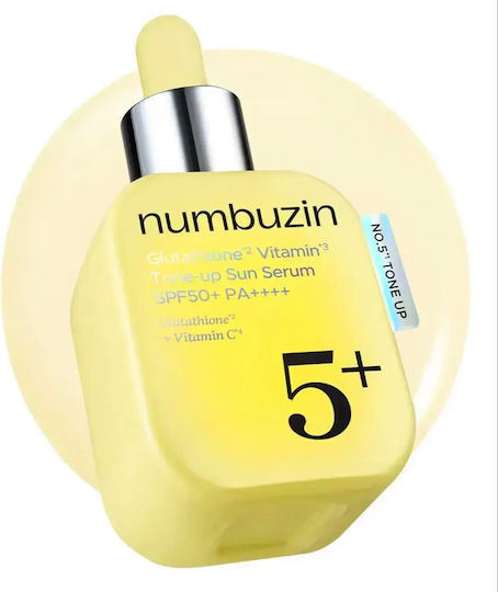 Numbuzin No.5 Glutathione Vitamin Серум за Лице SPF50 за Блясък 30ml