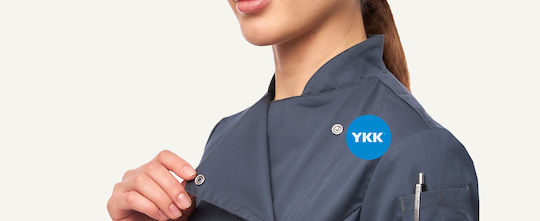 strongAnt Coat Chef 100% Cotton made Female Black with Long Sleeve Stretch