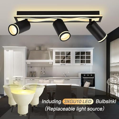 Lampa LED Spot in Schwarz Farbe