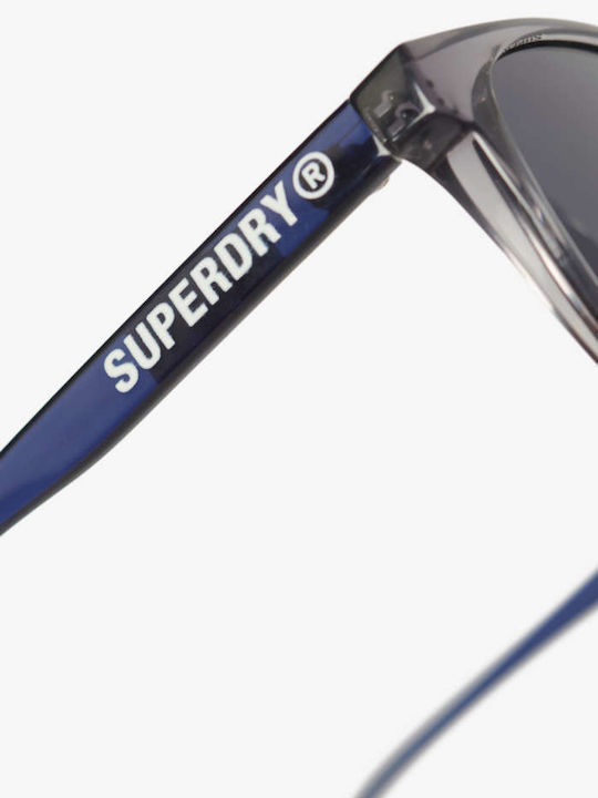 Superdry Unisex Sunglasses with Gray Plastic Frame and Gray Lens Y9710009A-G1F