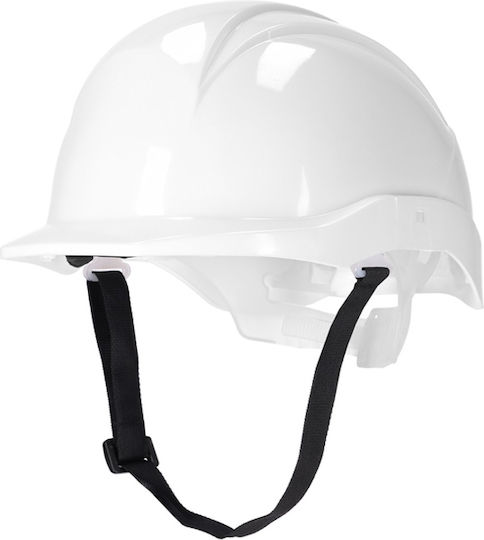 Active Gear 02-3189 Κράνος Baustelle mit Ohrstöpseln Weiß