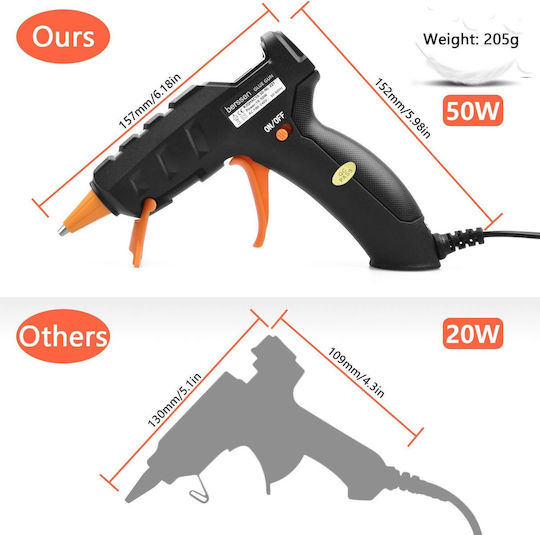 Heißklebepistole 50W Für Silikonklebestäbe 7mm