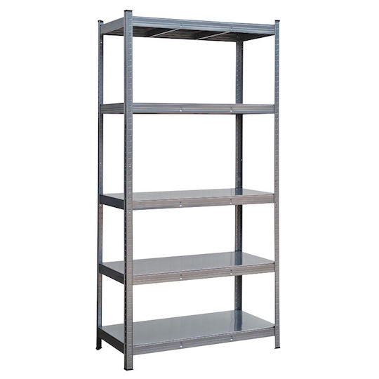 Bulle Dexion Galvanized Rack 120x50x200cm With 5 Shelves Total Load Capacity 1300kg