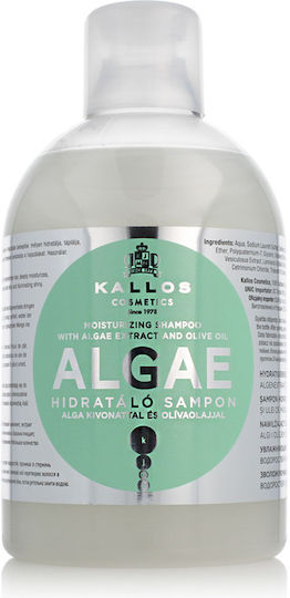 Kallos Algae Moisturizing Shampoos Reconstruction/Nourishment & Hydration for All Hair Types 1000ml