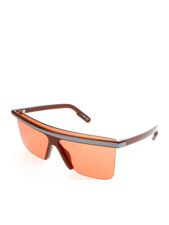 Kenzo Unisex Ochelari de soare cu Maro Cadru și Maro Lentilă KZ40003I-48F