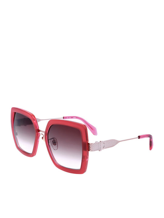 Just Cavalli Women's Sunglasses with Burgundy Frame and Burgundy Gradient Lens