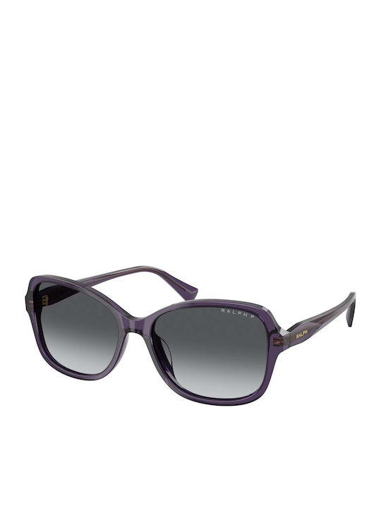 Ralph Lauren Ochelari De Soare Unisex Cu Ramă Violet Din Plastic Și Lentile Gri 5351U-6345T3-57