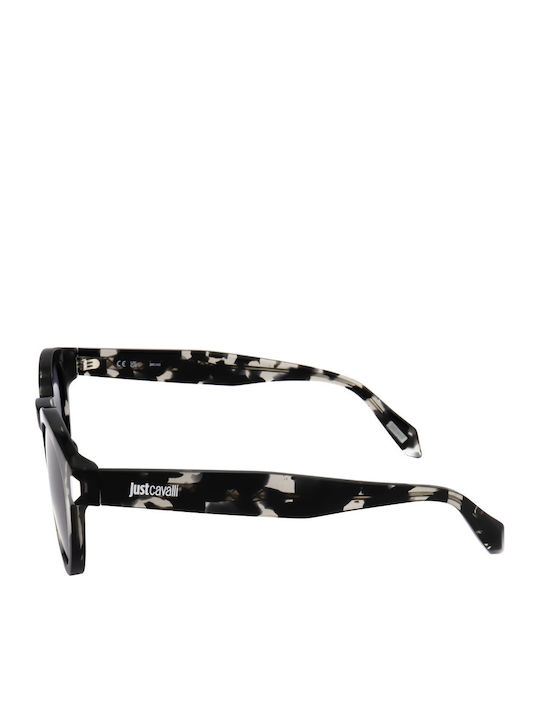 Just Cavalli Women's Sunglasses with Black Plastic Frame and Gray Lens SJC025 0809