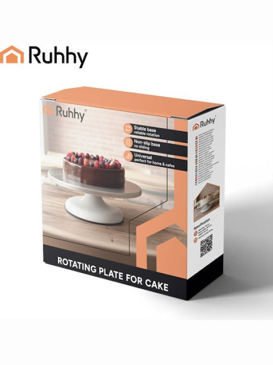 Kruzzel Ruhhy Metallic Dessert Tower Stand with Base Gray Ø30cm