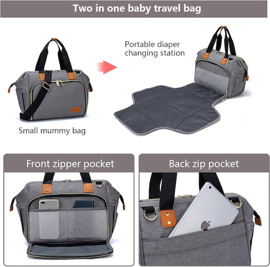 Чанта-Превъртачка за Рамо/Ръчна Axcone Stroller Сива