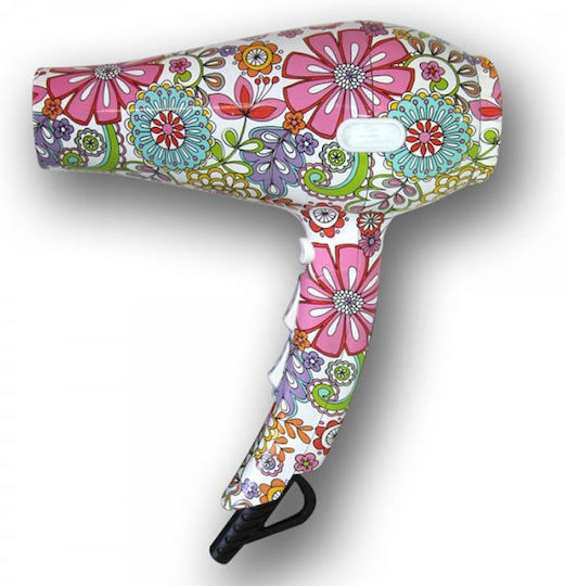 Lim Hair VR 4.0 Ionic Професионален Сешоар 2000W Flowers Pink