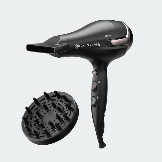 Bellissima K9 2500 Asciuga Capelli 2300 W Nero, Rosa