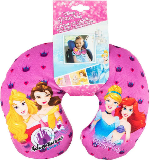 Colzani Βρεφικό Μαξιλάρι Ταξιδιού Ροζ Princess Sleeping Beauty