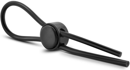Blush Stay Hard Silicone Loop Cock Ring Black