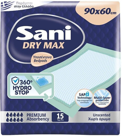 Sani Incontinence Undepads 90x180cm 15pcs