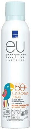 InterMed Euderma Babyderm SPF50 Waterproof Kids Sunscreen Spray for Face & Body 200ml