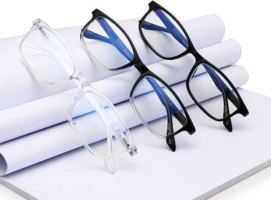 Computer Reading Glasses +2 Blue Light Filter 4 Pieces
