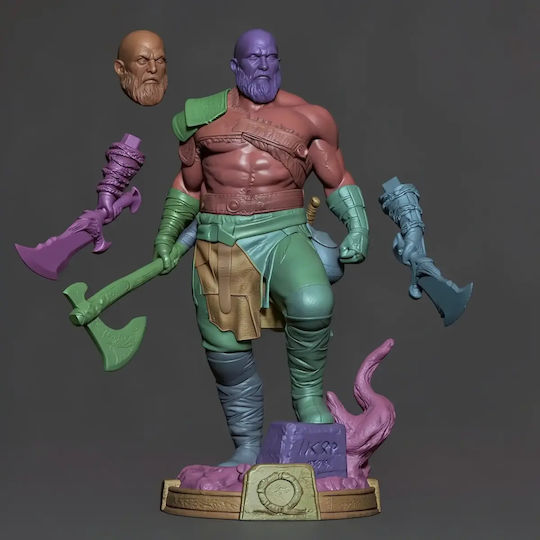 Kratos Figur aus God of War 3D Gedruckt 11,4 cm 1:16