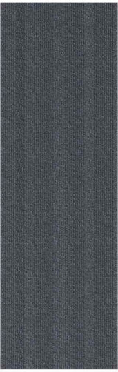 vidaXL Non-slip Leather Rug 80x300cm Grey