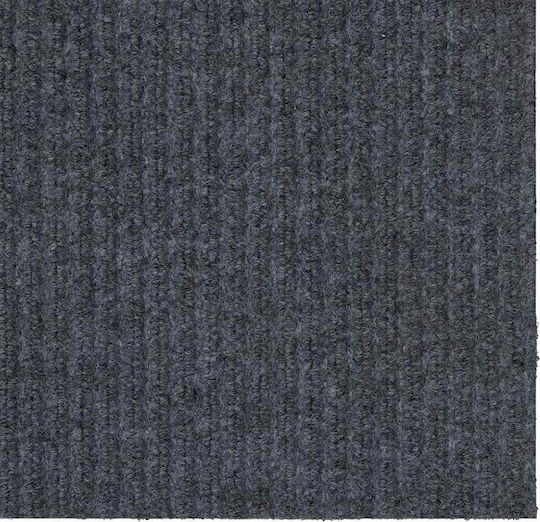 vidaXL Rutschfester Flur Teppich Leder Grau 80x300cm