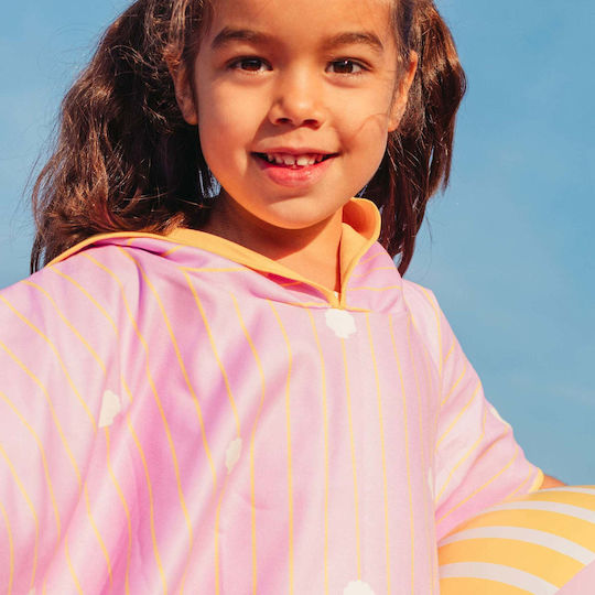 Quut Kid's Beach Poncho Pink 60 x 60 cm