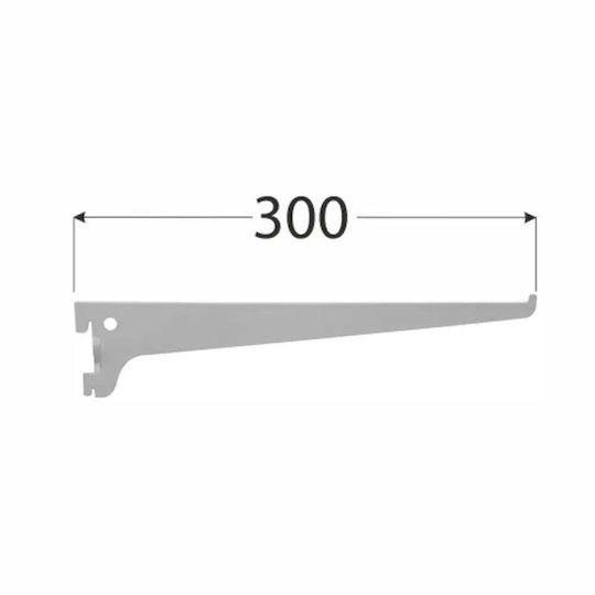 Единичен Конзолен 300мм Сив